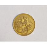 George V gold sovereign 1912