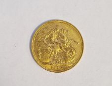 George V gold sovereign 1912