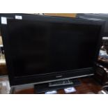 Sony Bravia flatscreen television, 31" with remote
