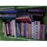 Quantity of antiquarian and other books to include poetry, Walter Scott, Shakespeare, etc (2 boxes)