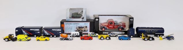 Quantity of model vehicles including Pickford Removals vans, Genoria models, GWR1331 Fox Walker