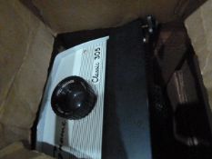 Eumig reel-to-reel projector and other items (3 boxes)