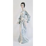 Royal Doulton tinted figure 'The Boudoir' together with 'Beachcomber' HN 2487 (2)