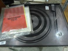 Bang & Olufsen record deck (lid and sides damaged), (Beogram 1500), a Bang & Olufsen Beomaster