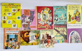 Quantity of childrens books to include; Alice in Wonderland pop up book published by Bancroft and