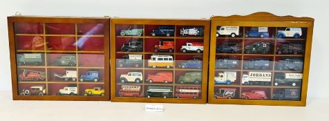 WITHDRAWN Various diecast vehicles in four collectors cases and some loose, to include Corgi, Dinky,