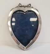 Silver heart-shaped photograph frame, 3.3oz,   17cm high, London 1893 Condition ReportDate is London