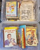 Two boxes of vintage child's books to include Pixie's Playtime, etc