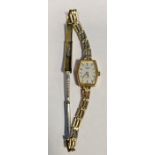 9ct gold Rotary lady's wristwatch with 9ct gold bracelet