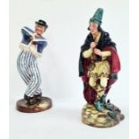 Royal Doulton figure 'The Hornpipe'  and anther 'The Pied Piper' (2)Condition ReportPied piper -