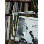 Large quantity of long playing records including Deanna Durbin, Harry Secombe and Moira Anderson,