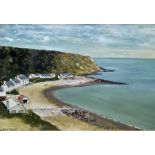 I Jones Owen (20th century)  Oil on board Coastal scene, signed lower left, 39cm x 60cm