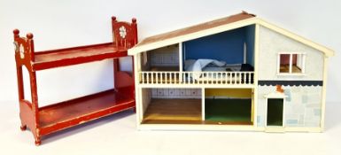 Doll's house and doll's bunk bed