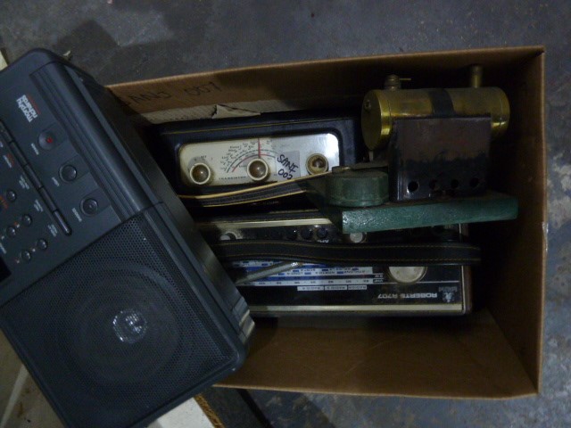 Morphy Richards radio, a Roberts transistor radio, a Roberts 707 radio, etc (1 box) - Image 2 of 2