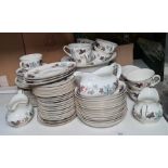 Royal Doulton 'Camelot' part dinner service to include dinner plates, side plates, tea plates,