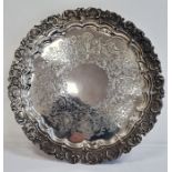 Silver salver by Goldsmiths & Silversmiths Company, 112 Regent Street, stamped, 27oz