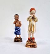 Two Royal Worcester figures from 'The Children of the World' series by F G Doughty, comprising '