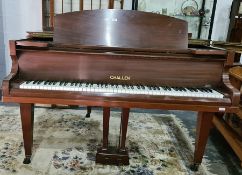 Challen mahogany baby grand pianoforte 142 wide x 126 deep