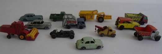 Assortment of children's toys to include Matchbox by Lesney No.18 Field Car, 65 Combine Harvester,