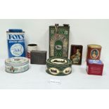 Large collection of various advertising tins to includes Lyles Golden Syrup, OXO, Wills