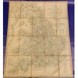 After John Carey, 'Cary's reduction of his large map of England and Wales, with Part of