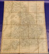 After John Carey, 'Cary's reduction of his large map of England and Wales, with Part of