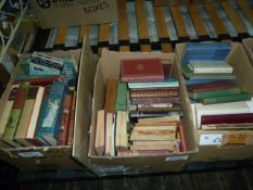 Quantity of early 20th century novels including poetry, etc (3 boxes)