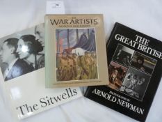 Quantity of books relating to art including:- Harries, Meirion & Susie  "The War Artists", Michael