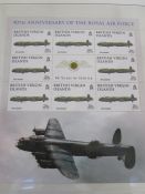 Album of 90th anniversary of founding of the RAF stamps and album of 2010 victory anniversary issues