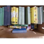 Various Golancz yellow jackets, quantity of Dornford Yates and other detective novels (1 box)
