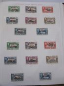 Album of Falkland Islands stamps, Southern Rhodesia, St Kitts - Nevis, Falkland, King George VI