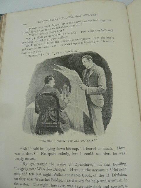 Conan Doyle, A  "The Adventures of Sherlock Holmes, 2nd edition", George Newnes 1893, some foxing, - Image 5 of 8