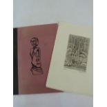 LOT WITHDRAWN Rieser, Dolf Limited edition no.8/75, nine copper engravings by Dolf Rieser