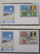 Eight various albums of stamps and First Day Covers