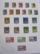 Album of Gambia stamps from King George V, Gibraltar from Queen Victoria including King Edward