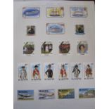 Five albums of stamps, St Kitts-Nevis from 1st issues to circa 1980, Grenadines of St Vincent appear