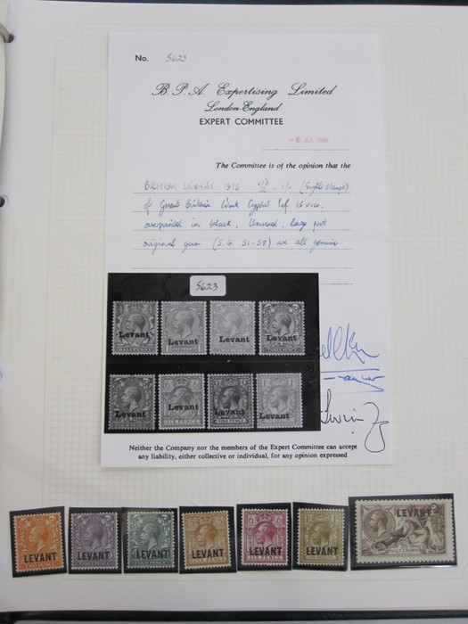 Album of stamps British Honduras King George V to 5$ (unmounted mint) Belise, British Levant Queen - Image 2 of 3