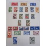 Album of stamps Bechuanaland/Botswana some Queen Victoria, King George V overprints on G band Cape