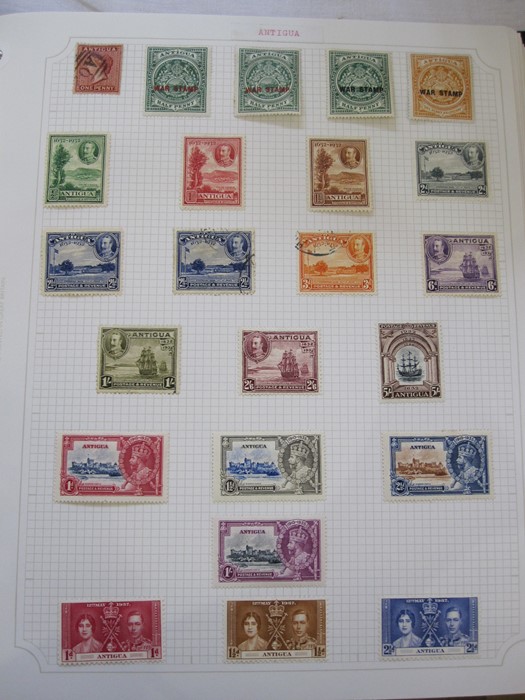 Album of Antigua and Barbuda stamps with Edward VII 1903 set op specimen, 1932 tricentenary set