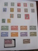 Album of Montserrat stamps from badge of colony issue to 2/6, 1932 set of 10 mint, King George VI to