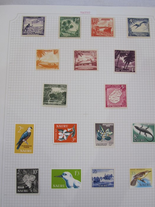 Album of Nauru stamps 1916 set used to circa 1980, New Foundland 1923 set mint plus selection to