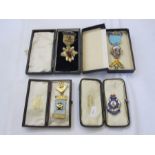 Silver-gilt and enamel Masonic medal, St Martin's Lodge Jubilee 1960-61, Old Symondian Lodge