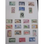 Album of stamps British Honduras King George V to 5$ (unmounted mint) Belise, British Levant Queen