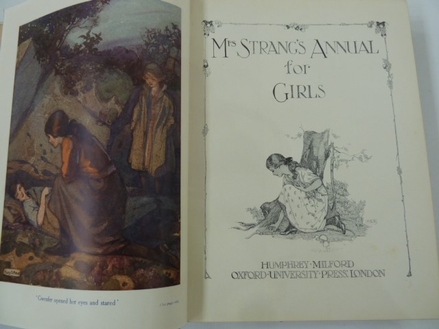 "Mrs Strang's Annual for Girls", Humphrey Milford, Oxford University Press, London 1923, colour - Image 2 of 4