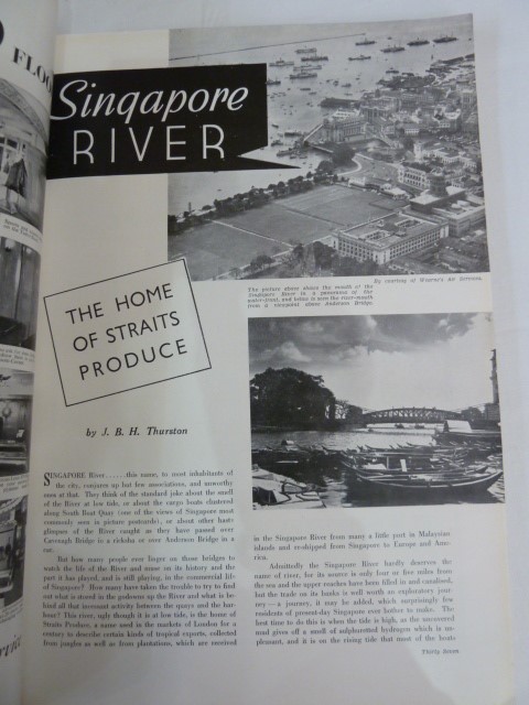 "The Straits Times Annual Singapore 1939" ($1.50), ink name on first advertising page in top right - Image 3 of 6