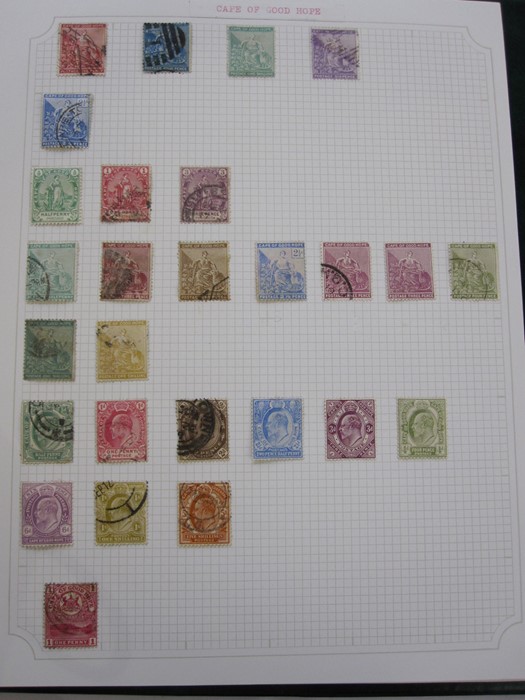 Album of Cayman Islands stamps from King George V 1935 set to 10s appears complete to 2000, Cape