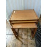 20th century G-Plan teak nest of three rectangular coffee tables