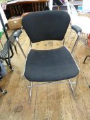 Charles Perry stacking/training chair, marked to base