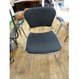 Charles Perry stacking/training chair, marked to base