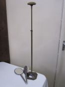 Early 20th century vintage milliner's shop display hat stand with adjustable telescopic column